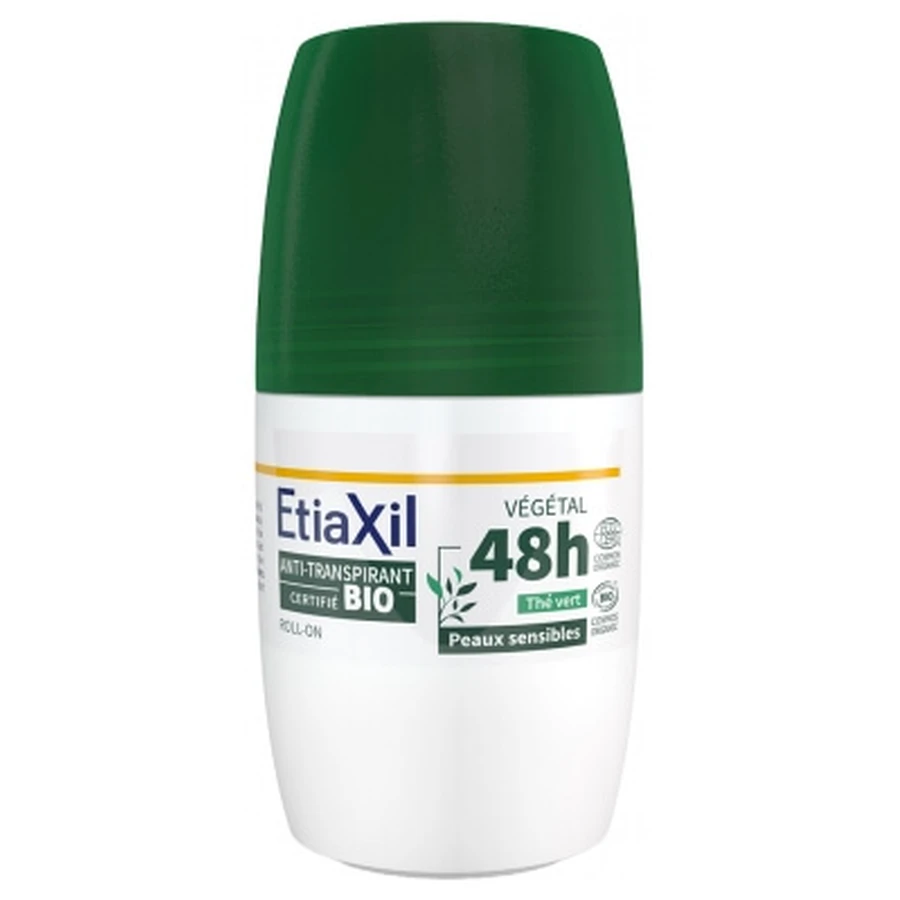 Etiaxil 48-uurs plantaardige anti-transpirant deodorant met biologische groene thee, 50 ml