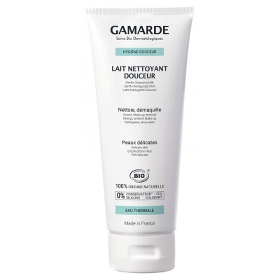 Gamarde Gentle Care, leche limpiadora suave ecológica, 200 ml
