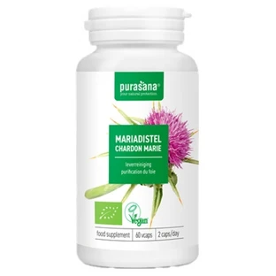 Purasana Biologische Mariadistel, 60 capsules