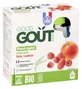 Good Goût Groentepuree op basis van rijst met perzik en framboos, voor baby’s vanaf 6 maanden, biologisch, 4 zakjes van 85 g