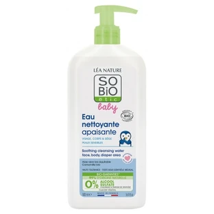 Léa Nature SO BIO étic Baby: Agua limpiadora calmante ecológica para bebés, 500 ml