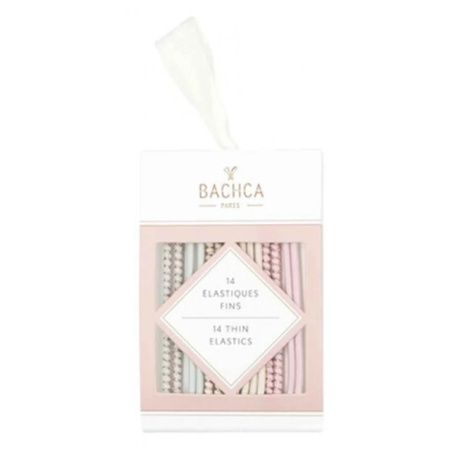 Bachca Thin Pastel and Lurex Elastics, Bachca x14
