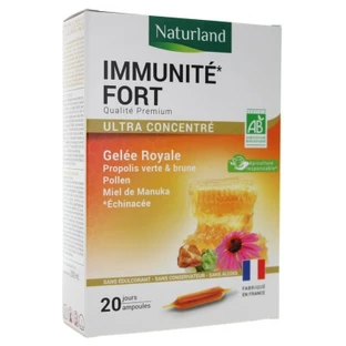 Naturland Immunité Fort Ultra Concentrat organic 20 fiole de 10 ml