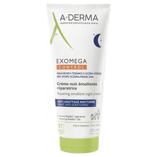 A-DERMA Exomega Control – pflegende und regenerierende Nachtcreme 200 ml