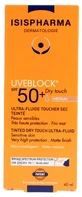 Isispharma Uveblock Ultra-Fluide Toucher Sec Teinté SPF50+ 40 ml
