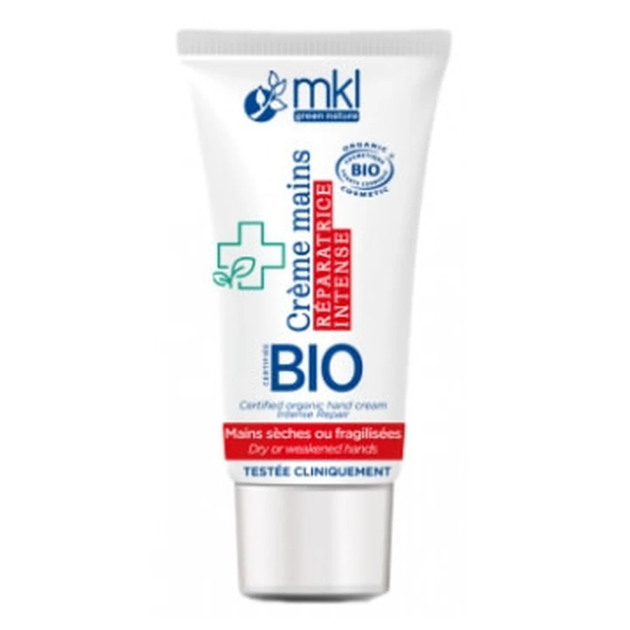Crema reparadora intensa orgánica para manos MKL Green Nature, 50 ml