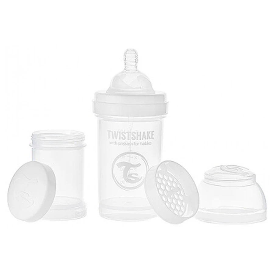 Biberón anticólicos Twistshake S, 180 ml, a partir de 0 meses