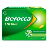 Berocca Energy: multivitaminas y minerales, 40 comprimidos para tragar