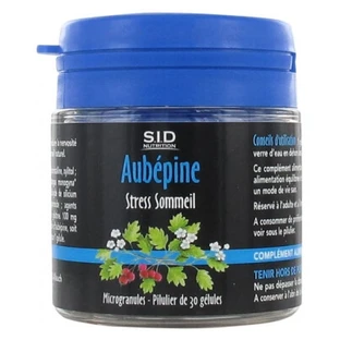 S.I.D Nutrition Stress Sommeil Aubépine 30 Gélules