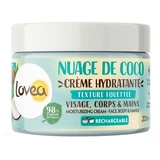 Lovea Crème Hydratante Visage Corps & Mains Nuage de Coco 200 ml
