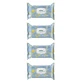 Klorane Bébé 70 Lingettes Nettoyantes Douces Lot de 4 x 70 Lingettes