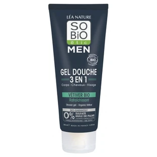 Léa Nature SO BIO étic Men Verfrissende biologische 3-in-1 douchegel 200 ml