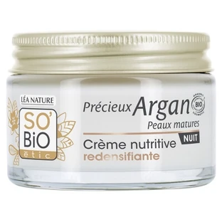 Léa Nature SO BIO étic Precious Argan Voedende en Verstevigende Nachtcrème voor de rijpere huid, biologisch, 50 ml
