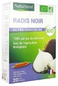 Rábano negro ecológico de Naturland, 20 viales para beber, de 10 ml cada uno