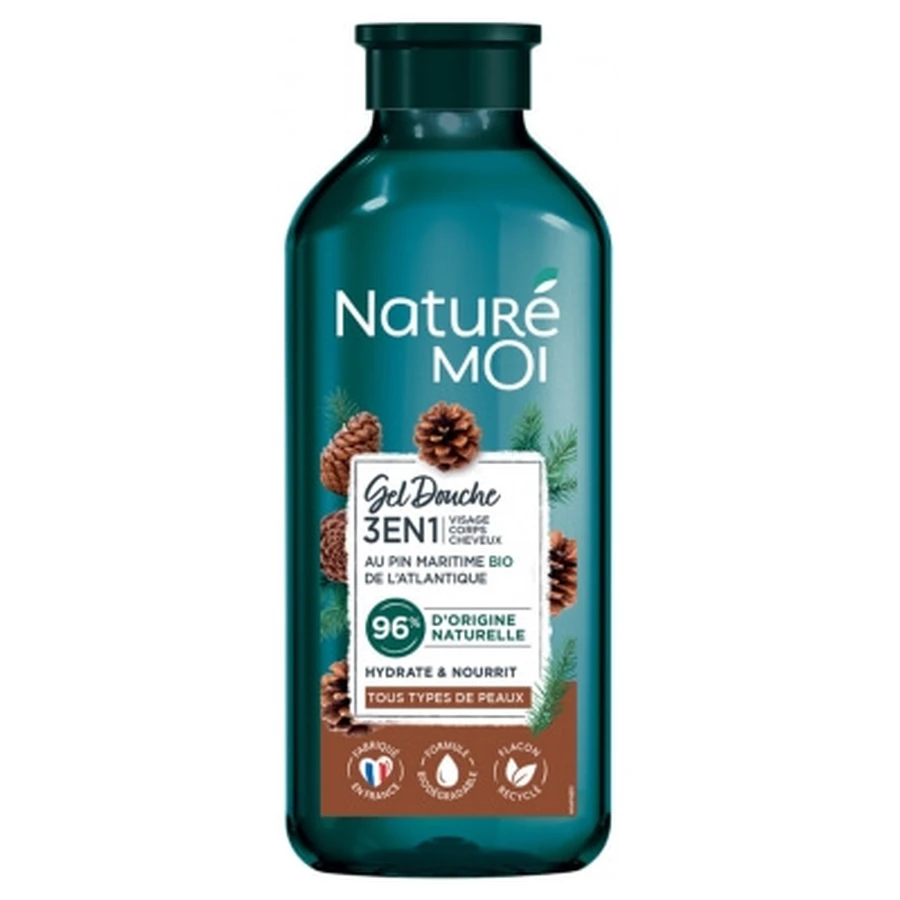 Naturé Moi 3-in-1 Bio-Duschgel mit Seekiefer, 250 ml