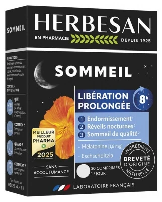 Herbesan Noctaphyt LP 8H Sleep 30 Tablets