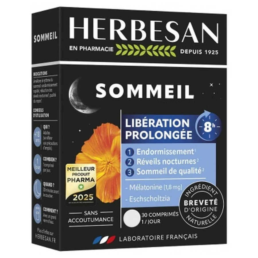 Herbesan Noctaphyt LP 8H Sleep 30 tabletten