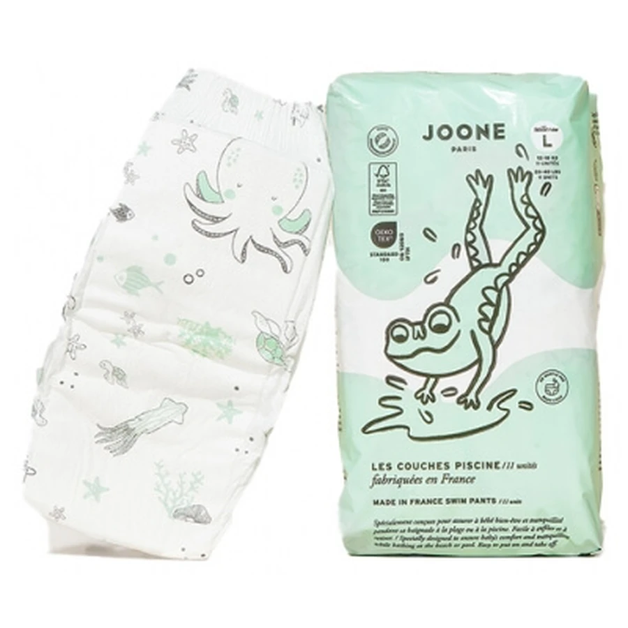 Joone Swim Diapers, Size L (12–18 kg), 11 Count