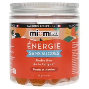 Mium Lab Energy sin azúcar, 42 gominolas