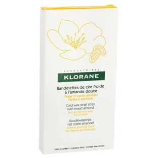 Klorane 6 paar koude waxstrips met zoete amandel