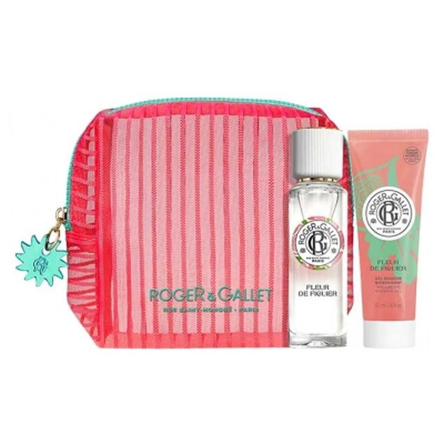 Roger & Gallet Fleur de Figuier Verzachtende geurende toilettas 30 ml + douchegel 50 ml