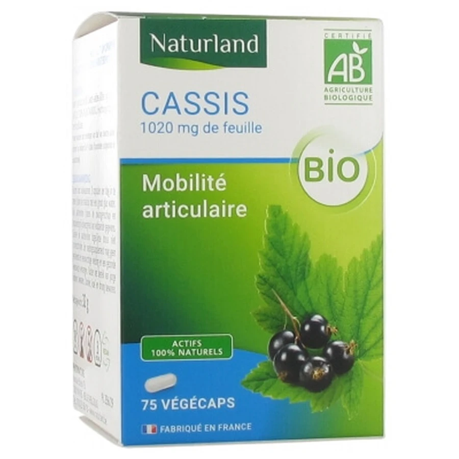 Naturland biologische zwarte bessen 75 Vegecaps