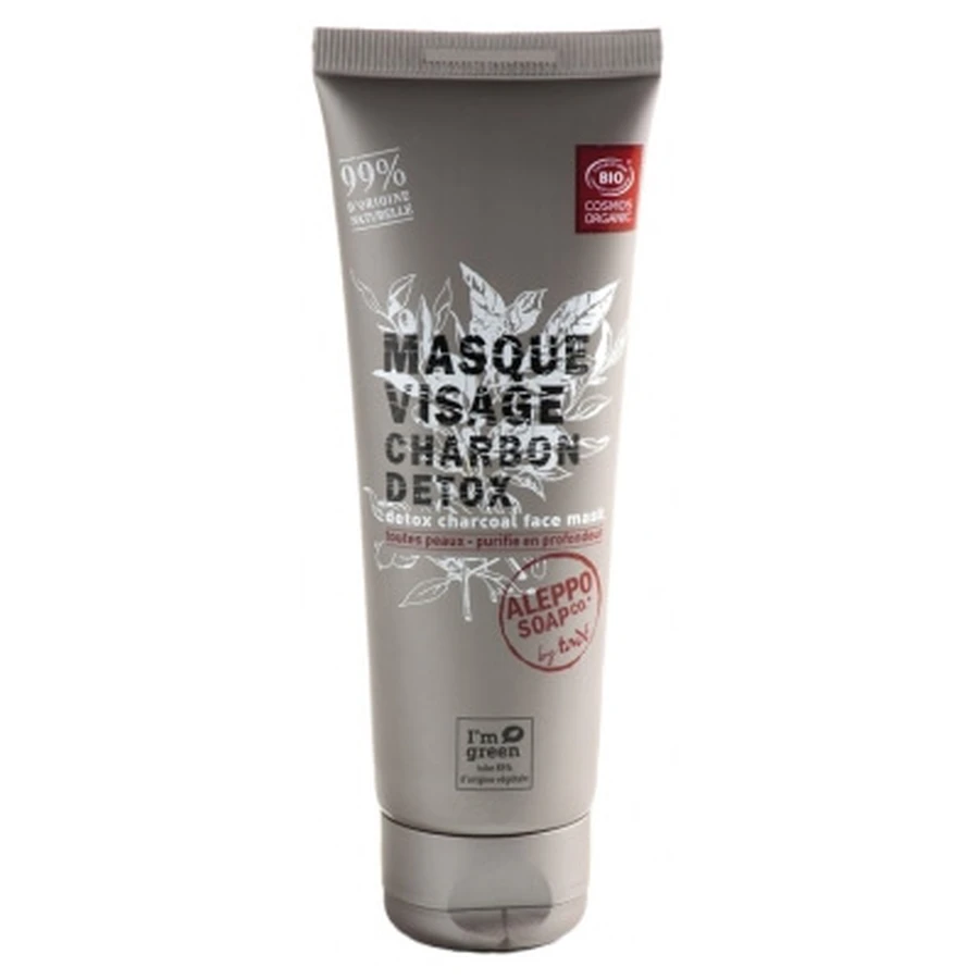 Tadé Biologisch Detox-gezichtsmasker met houtskool 70 ml