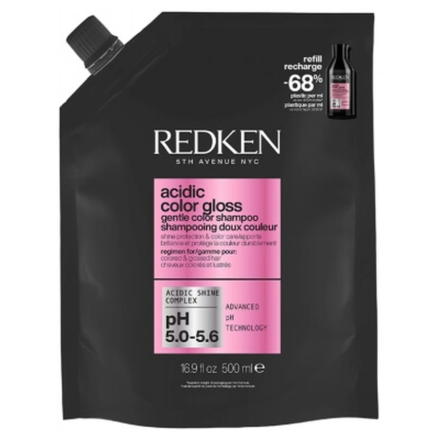 Redken Acidic Color Gloss Gentle Color Shampoo Navulling, 500 ml