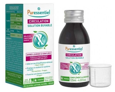 Puressentiel Circulation Drinkable Solution for Heavy & Swollen Legs,…