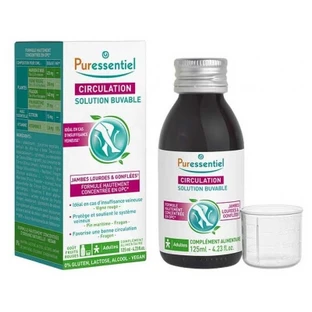 Puressentiel Circulation drinkbare oplossing voor zware en gezwollen benen, 125 ml