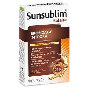 Nutreov Sunsublim Ganzkörperbräunung für normale Haut, 30 Kapseln