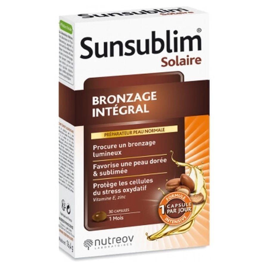 Nutreov Sunsublim All-Over Tanning for Normal Skin, 30 Capsules