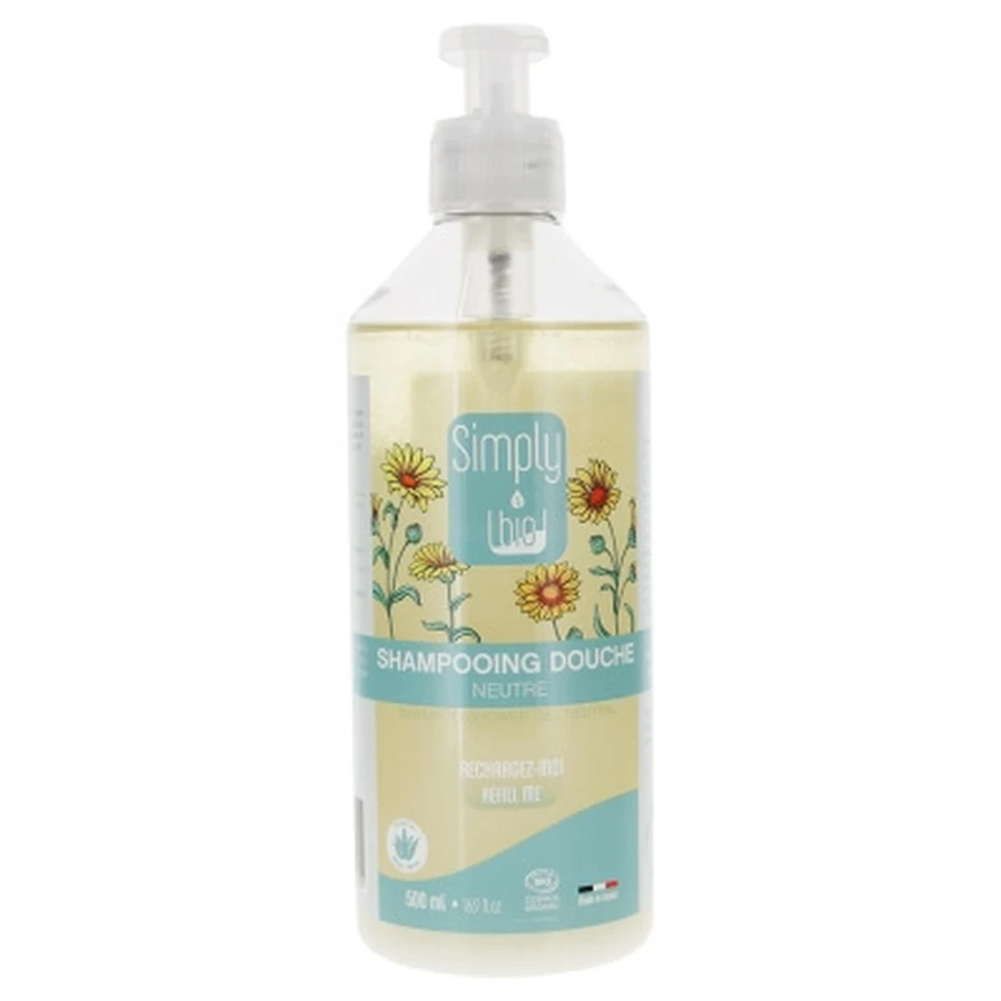 Simply Bio Organic Neutral Shampoo and Body Wash, 500 ml
