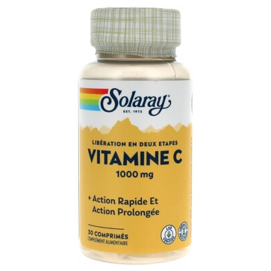 Solaray Vitamin C 1000 mg, 30 Tabletten
