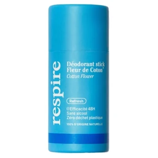 Respire Cotton Flower deodorantstick, biologische kartonnen verpakking, 50 g