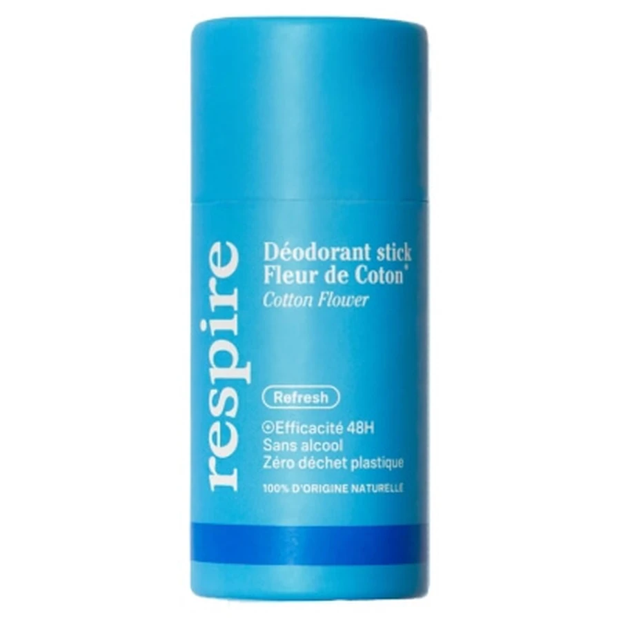 Respire Cotton Flower deodorantstick, biologische kartonnen verpakking, 50 g