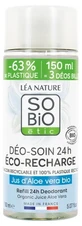 Léa Nature SO BIO étic 24-Hour Aloe Vera Deodorant-Care Organic Eco-Refill 150 ml