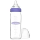 Lansinoh Natural Wave Glasflasche, mittlerer Durchfluss, 240 ml