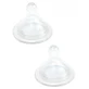 dBb Remond 2 Silicone Nipples with Wide Slit Opening and Adjustable Flow, 4 Months+