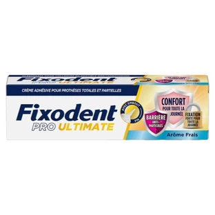 Crema adhesiva Fixodent Pro Ultimate, sabor fresco, 40 g