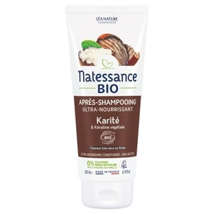 Natessance Ultra-voedende conditioner met sheaboter en biologische plantaardige keratine, 200 ml