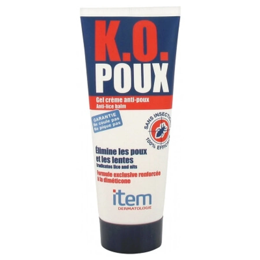 Produs Dermatologie KO Poux Gel-cremă împotriva păduchilor 100 ml