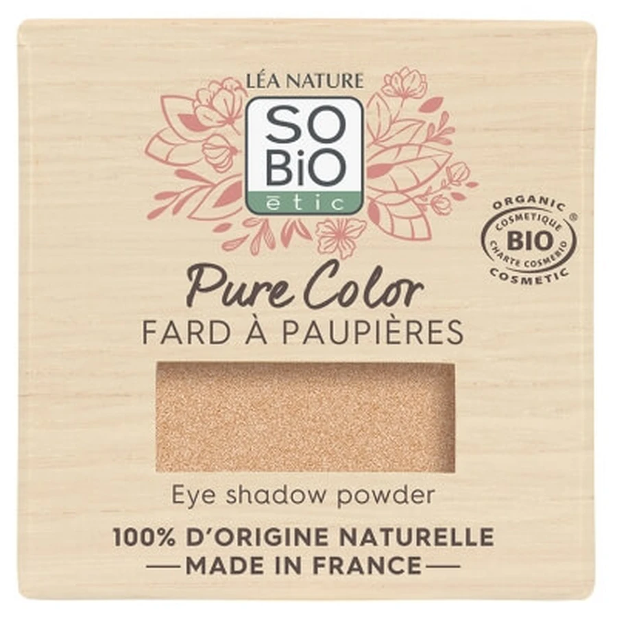 Sombra de ojos orgánica Pure Color de Léa Nature SO BIO étic, 3 g