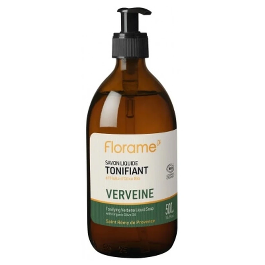 Florame Organic Verbena Invigorating Liquid Soap, 500 ml