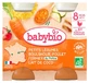 Babybio Babygemüse, Bulgur, Freilandhuhn und Kokosmilch – ab 8 Monaten – Bio – 2 Gläschen à 200 g
