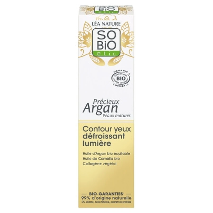 Léa Nature SO BIO étic Precious Argan Bio-Augenkonturcreme zur Aufhellung und Glättung 15 ml