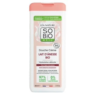 Léa Nature SO BIO étic, crema de ducha orgánica con leche de burra, 650 ml