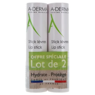 A-DERMA lippenbalsem, 2-pack (elk 4 g)