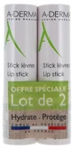 A-DERMA Lippenbalsam, 2er-Pack (je 4 g)