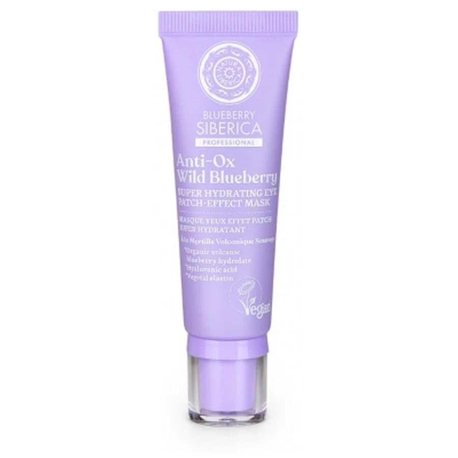 Natura Siberica „Blueberry Siberica“ Super-Feuchtigkeitsspendende Augenmaske mit Patch-Effekt, 30 ml